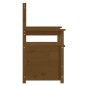 vidaXL Sitzbank Honigbraun 112,5x51,5x96,5 cm Massivholz Kiefer vidaXL Sitzbank Honigbraun 112,5x51,5x96,5 cm Massivholz Kiefer