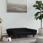 Hundebett Schwarz 70x48x22 cm Samt Hundebett Schwarz 70x48x22 cm Samt