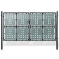 vidaXL Zauntor (Einzeltor) Schwarz 300x225 cm vidaXL Zauntor (Einzeltor) Schwarz 300x225 cm