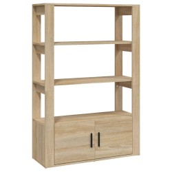 vidaXL Sideboard Sonoma-Eiche 80x30x119,5 cm Holzwerkstoff