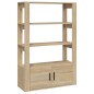 vidaXL Sideboard Sonoma-Eiche 80x30x119,5 cm Holzwerkstoff vidaXL Sideboard Sonoma-Eiche 80x30x119,5 cm Holzwerkstoff