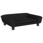 Hundebett Schwarz 70x48x22 cm Samt Hundebett Schwarz 70x48x22 cm Samt