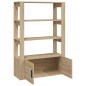 vidaXL Sideboard Sonoma-Eiche 80x30x119,5 cm Holzwerkstoff vidaXL Sideboard Sonoma-Eiche 80x30x119,5 cm Holzwerkstoff