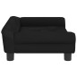 Hundebett Schwarz 70x48x22 cm Samt Hundebett Schwarz 70x48x22 cm Samt