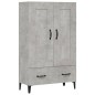 vidaXL Highboard Betongrau 70x31x115 cm Holzwerkstoff vidaXL Highboard Betongrau 70x31x115 cm Holzwerkstoff