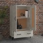 vidaXL Highboard Betongrau 70x31x115 cm Holzwerkstoff vidaXL Highboard Betongrau 70x31x115 cm Holzwerkstoff