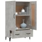 vidaXL Highboard Betongrau 70x31x115 cm Holzwerkstoff vidaXL Highboard Betongrau 70x31x115 cm Holzwerkstoff