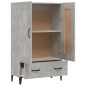 vidaXL Highboard Betongrau 70x31x115 cm Holzwerkstoff vidaXL Highboard Betongrau 70x31x115 cm Holzwerkstoff