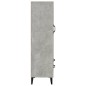 vidaXL Highboard Betongrau 70x31x115 cm Holzwerkstoff vidaXL Highboard Betongrau 70x31x115 cm Holzwerkstoff