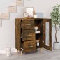 vidaXL Sideboard Räuchereiche 69,5x34x90 cm Holzwerkstoff vidaXL Sideboard Räuchereiche 69,5x34x90 cm Holzwerkstoff