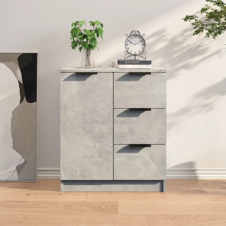vidaXL Sideboard Betongrau 60x30x70 cm Holzwerkstoff
