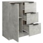 vidaXL Sideboard Betongrau 60x30x70 cm Holzwerkstoff vidaXL Sideboard Betongrau 60x30x70 cm Holzwerkstoff