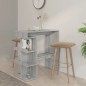 vidaXL Bartisch mit Regal Grau Sonoma 100x50x101,5 cm vidaXL Bartisch mit Regal Grau Sonoma 100x50x101,5 cm