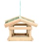 vidaXL Vogelfutterhaus Massivholz 35x29,5x21 cm vidaXL Vogelfutterhaus Massivholz 35x29,5x21 cm
