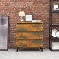 vidaXL Sideboard Räuchereiche 60x35x69 cm Holzwerkstoff vidaXL Sideboard Räuchereiche 60x35x69 cm Holzwerkstoff