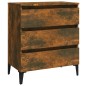 vidaXL Sideboard Räuchereiche 60x35x69 cm Holzwerkstoff vidaXL Sideboard Räuchereiche 60x35x69 cm Holzwerkstoff