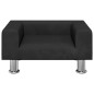 Hundebett Schwarz 50x40x26,5 cm Samt Hundebett Schwarz 50x40x26,5 cm Samt