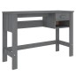 vidaXL Schreibtisch HAMAR Dunkelgrau 110x40x75 cm Massivholz Kiefer vidaXL Schreibtisch HAMAR Dunkelgrau 110x40x75 cm Massivholz Kiefer