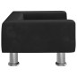 Hundebett Schwarz 50x40x26,5 cm Samt Hundebett Schwarz 50x40x26,5 cm Samt