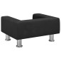 Hundebett Schwarz 50x40x26,5 cm Samt Hundebett Schwarz 50x40x26,5 cm Samt