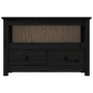 vidaXL TV-Schrank Schwarz79x35x52 cm Massivholz Kiefer vidaXL TV-Schrank Schwarz79x35x52 cm Massivholz Kiefer
