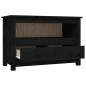 vidaXL TV-Schrank Schwarz79x35x52 cm Massivholz Kiefer vidaXL TV-Schrank Schwarz79x35x52 cm Massivholz Kiefer
