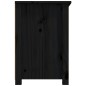 vidaXL TV-Schrank Schwarz79x35x52 cm Massivholz Kiefer vidaXL TV-Schrank Schwarz79x35x52 cm Massivholz Kiefer