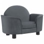 Hundebett Dunkelgrau 66x40x45 cm Samt Hundebett Dunkelgrau 66x40x45 cm Samt