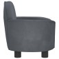 Hundebett Dunkelgrau 66x40x45 cm Samt Hundebett Dunkelgrau 66x40x45 cm Samt