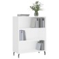 vidaXL Regalschrank Weiß 69,5x32,5x90 cm Holzwerkstoff vidaXL Regalschrank Weiß 69,5x32,5x90 cm Holzwerkstoff