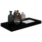 vidaXL Schwebende Wandregale 2 Stk. Hochglanz-Schwarz 50x23x3,8cm MDF vidaXL Schwebende Wandregale 2 Stk. Hochglanz-Schwarz 50x23x3,8cm MDF