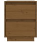 vidaXL Nachttisch Honigbraun 40x35x50 cm Massivholz Kiefer vidaXL Nachttisch Honigbraun 40x35x50 cm Massivholz Kiefer