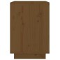vidaXL Nachttisch Honigbraun 40x35x50 cm Massivholz Kiefer vidaXL Nachttisch Honigbraun 40x35x50 cm Massivholz Kiefer