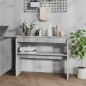 vidaXL Konsolentisch Grau Sonoma 102x30x80 cm Holzwerkstoff vidaXL Konsolentisch Grau Sonoma 102x30x80 cm Holzwerkstoff