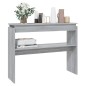 vidaXL Konsolentisch Grau Sonoma 102x30x80 cm Holzwerkstoff vidaXL Konsolentisch Grau Sonoma 102x30x80 cm Holzwerkstoff