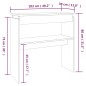 vidaXL Konsolentisch Grau Sonoma 102x30x80 cm Holzwerkstoff vidaXL Konsolentisch Grau Sonoma 102x30x80 cm Holzwerkstoff