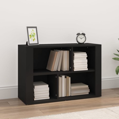 vidaXL Sideboard Schwarz 80x30x54 cm Holzwerkstoff