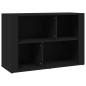 vidaXL Sideboard Schwarz 80x30x54 cm Holzwerkstoff vidaXL Sideboard Schwarz 80x30x54 cm Holzwerkstoff
