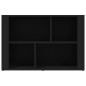 vidaXL Sideboard Schwarz 80x30x54 cm Holzwerkstoff vidaXL Sideboard Schwarz 80x30x54 cm Holzwerkstoff