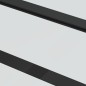 vidaXL Schiebetür ESG-Glas und Aluminium 102x205 cm Schwarz vidaXL Schiebetür ESG-Glas und Aluminium 102x205 cm Schwarz