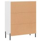 vidaXL Sideboard Weiß 69,5x34x90 cm Holzwerkstoff vidaXL Sideboard Weiß 69,5x34x90 cm Holzwerkstoff