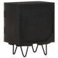 vidaXL Nachttisch mit Messing-Front 40x30x50 cm Massivholz Mango vidaXL Nachttisch mit Messing-Front 40x30x50 cm Massivholz Mango