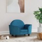 Hundebett Blau 66x40x45 cm Samt Hundebett Blau 66x40x45 cm Samt