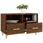 vidaXL TV-Schrank Braun Eichen-Optik 80x36x50 cm Holzwerkstoff vidaXL TV-Schrank Braun Eichen-Optik 80x36x50 cm Holzwerkstoff