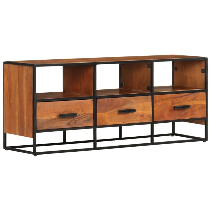 vidaXL TV-Schrank 110x30x45 cm Massivholz Akazie vidaXL TV-Schrank 110x30x45 cm Massivholz Akazie