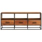 vidaXL TV-Schrank 110x30x45 cm Massivholz Akazie vidaXL TV-Schrank 110x30x45 cm Massivholz Akazie