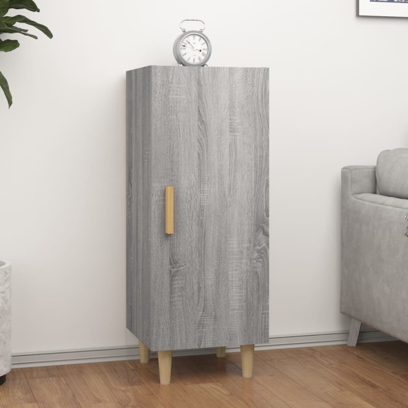 vidaXL Sideboard Grau Sonoma 34,5x34x90 cm Holzwerkstoff vidaXL Sideboard Grau Sonoma 34,5x34x90 cm Holzwerkstoff