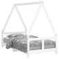 vidaXL Kinderbett Weiß 80x160 cm Massivholz Kiefer vidaXL Kinderbett Weiß 80x160 cm Massivholz Kiefer