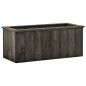 vidaXL Hochbeet Dunkelgrau 74x32x30 cm Kiefer Massivholz vidaXL Hochbeet Dunkelgrau 74x32x30 cm Kiefer Massivholz