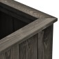 vidaXL Hochbeet Dunkelgrau 74x32x30 cm Kiefer Massivholz vidaXL Hochbeet Dunkelgrau 74x32x30 cm Kiefer Massivholz